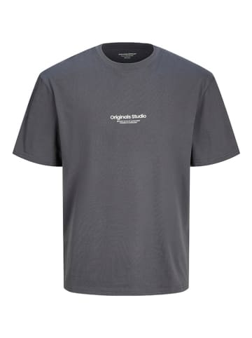 JACK & JONES Junior 2er-Set: Shirts "Vesterbro" in Hellblau/ Anthrazit