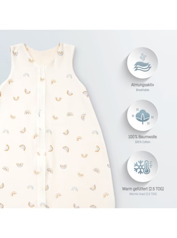 Julius Zöllner Babyschlafsack "Little Bow" - in Weiß
