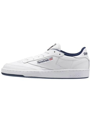Reebok Leren sneakers "Club C 85" wit/donkerblauw