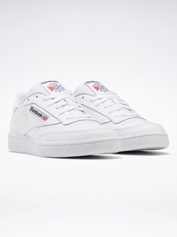 Reebok Skórzane sneakersy "Club C 85" w kolorze białym