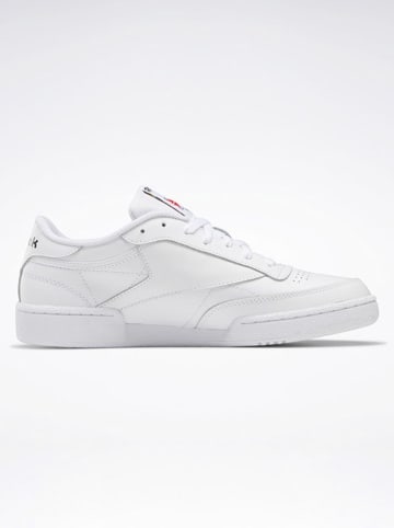 Reebok Skórzane sneakersy "Club C 85" w kolorze białym