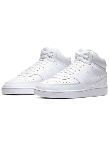 Nike Leder-Sneakers "Court vision" in Weiß