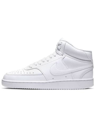 Nike Leder-Sneakers "Court vision" in Weiß