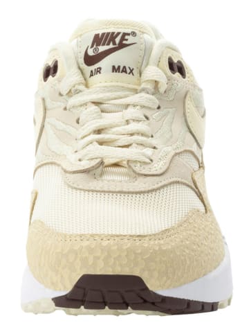 Nike Leder-Sneakers "Air Max 1 '87" in Creme/ Beige
