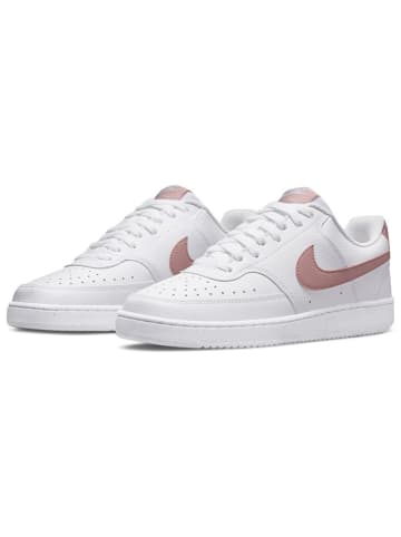 Nike Sneakers "Court vision low next nature" in Weiß/ Rosa