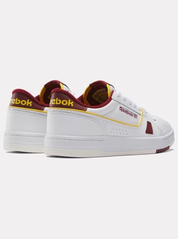 Reebok Skórzane sneakersy "LT Court" w kolorze biało-czerwono-żółtym
