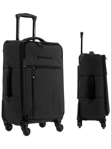 Travel World 2er-Set: Reisetasche in Schwarz