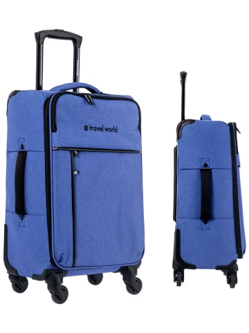 Travel World 2er-Set: Reisetasche in Blau