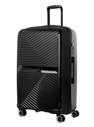 GYL Hardcase-Trolley in Schwarz - (B)42 x (H)66 x (T)26 cm