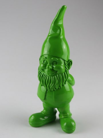 AM Design Decoratief figuur "Kabouter" groen - (B)11 x (H)28 x (D)8 cm