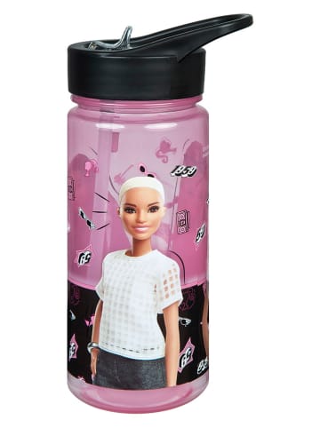 SCOOLI Trinkflasche "Aero Barbie" in Rosa - (L)19 cm - 500 ml - Ø 7 cm
