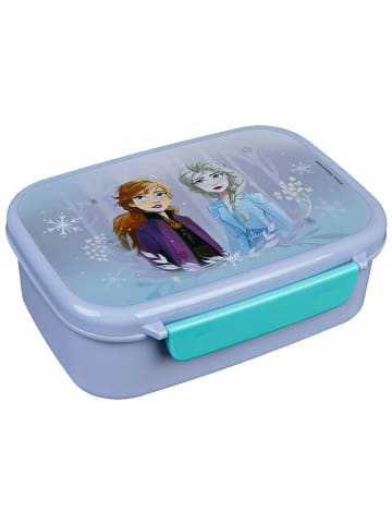 SCOOLI Brotzeitdose "Frozen" in Hellblau - (B)18 x (H)13,5 x (T)6 cm
