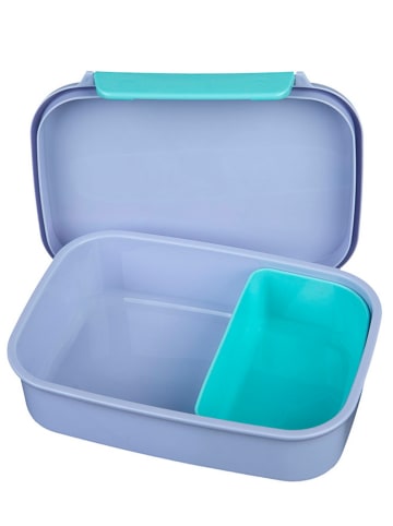 SCOOLI Brotzeitdose "Frozen" in Hellblau - (B)18 x (H)13,5 x (T)6 cm