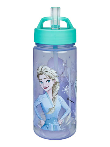 SCOOLI Trinkflasche "Aero Frozen" in Hellblau - (L)19 cm - 500 ml - Ø 7 cm