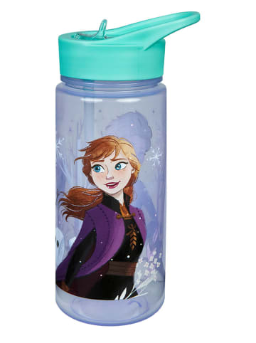SCOOLI Trinkflasche "Aero Frozen" in Hellblau - (L)19 cm - 500 ml - Ø 7 cm