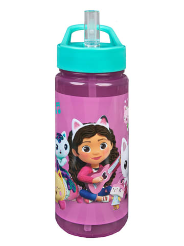 SCOOLI Trinkflasche "Aero Gabby's Dollhouse" in Lila - (L)19 cm - 500 ml - Ø 7 cm