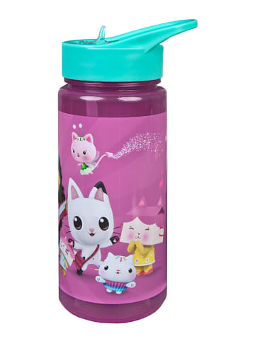SCOOLI Trinkflasche "Aero Gabby's Dollhouse" in Lila - (L)19 cm - 500 ml - Ø 7 cm