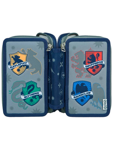 SCOOLI Gefülltes Federmäppchen "Harry Potter" in Grau - (B)12 x (H)19 cm