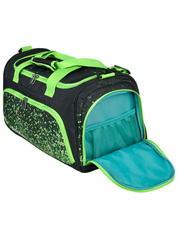 neoxx Sporttasche "Move" in Schwarz/ Grün - (L)43,5 cm - (H)26 cm