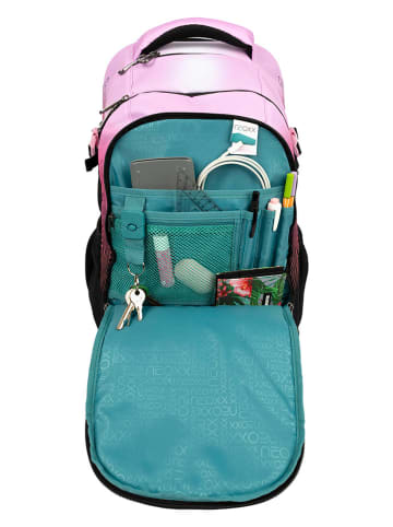 neoxx Rucksack "Active" in Rosa - (L)24 x (B)31 x (H)45,5 cm