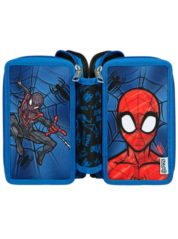 SCOOLI Gefülltes Federmäppchen "Spider-Man" in Blau