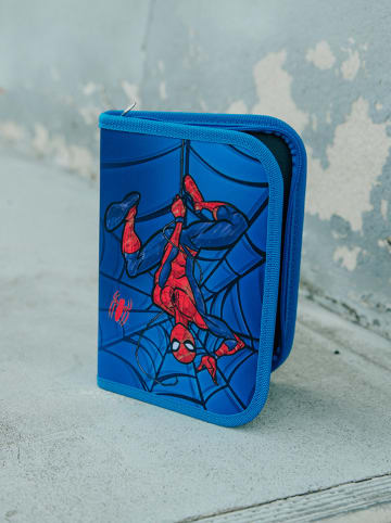SCOOLI Gefülltes Federmäppchen "Spider-Man" in Blau