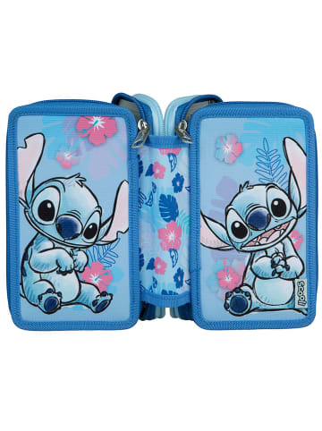 SCOOLI Gefülltes Federmäppchen "Lilo & Stitch" in Blau