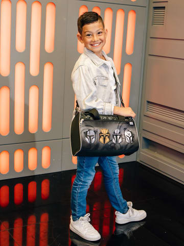 SCOOLI Sporttasche "Star Wars" in Schwarz - (L)35 x (H)23 x (T)15 cm