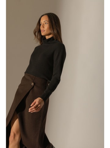 Perfect Cashmere Kasjmieren coltrui "Nethan" zwart