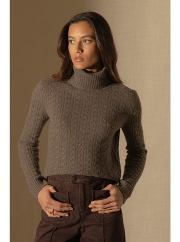 Perfect Cashmere Kasjmieren coltrui "Amelia" bruin