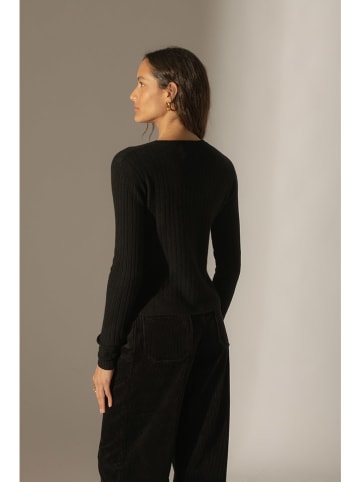 Perfect Cashmere Kaschmir-Cardigan "Livia" in Schwarz