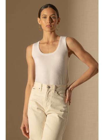 Perfect Cashmere Kaschmir-Top "Vanesia" in Creme