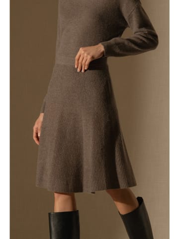 Perfect Cashmere Kaschmir-Rock "Shaw" in Braun