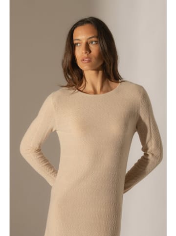 Perfect Cashmere Kaschmir-Kleid "Lola" in Beige