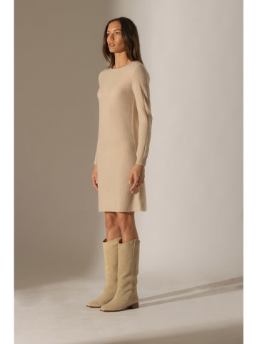 Perfect Cashmere Kaschmir-Kleid "Lola" in Beige