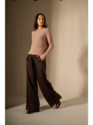 Perfect Cashmere Kaschmir-Pullover "Liora" in Hellbraun