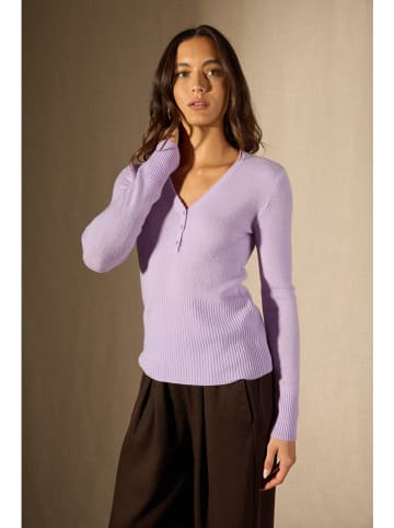Perfect Cashmere Kaschmir-Pullover "Selene" in Flieder