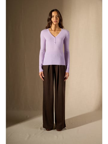 Perfect Cashmere Kaschmir-Pullover "Selene" in Flieder