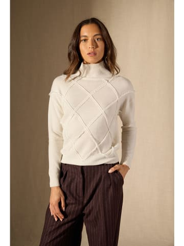 Perfect Cashmere Kaschmir-Pullover "Selania" in Creme