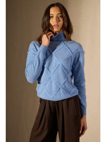 Perfect Cashmere Kasjmieren trui "Selania" lichtblauw