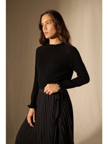Perfect Cashmere Kaszmirowy sweter "Arlenia" w kolorze czarnym