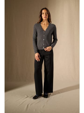 Perfect Cashmere Kaschmir-Cardigan "Leora" in Anthrazit