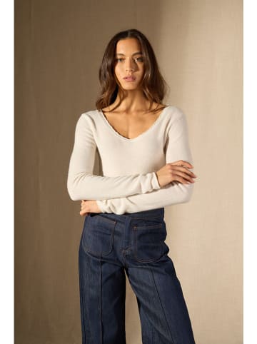 Perfect Cashmere Kaschmir-Pullover "Cylena" in Creme