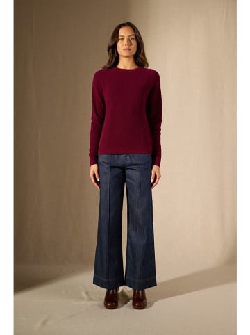 Perfect Cashmere Kaszmirowy sweter "Souna" w kolorze bordowym