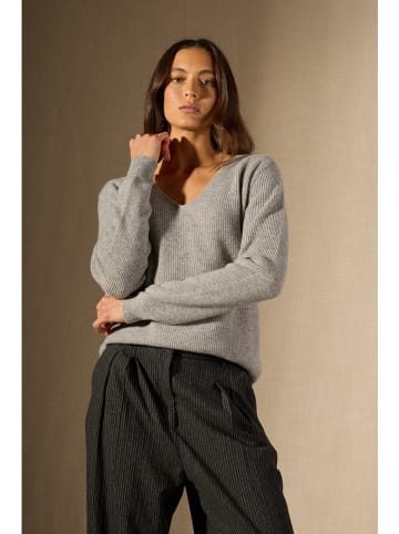 Perfect Cashmere Kaschmir-Pullover "Saphria" in Grau