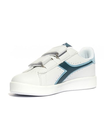 Diadora Sneakers in Weiß/ Blau
