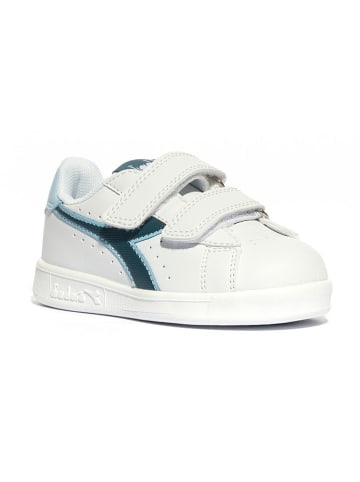 Diadora Sneakers in Weiß/ Blau