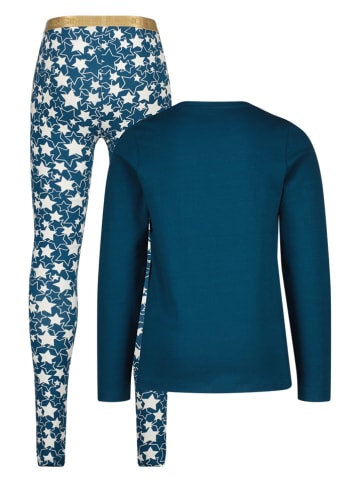 Vingino Pyjama in Blau/ Weiß