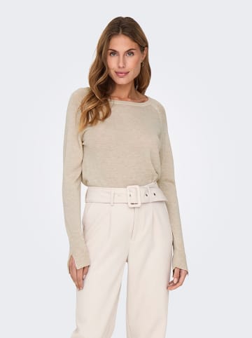 ONLY Sweter w kolorze beżowym