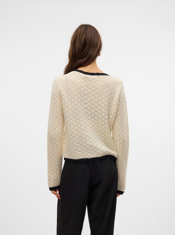 Vero Moda Cardigan in Beige/ Schwarz